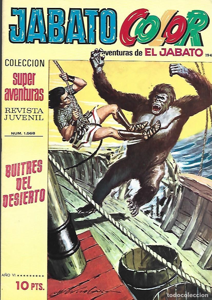 Tebeos: Jabato color, 194: biutres del desierto, 1973, Bruguera, muy buen estado
