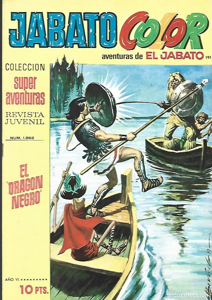 Tebeos: Jabato color, 191: el drag&oacute;n negro, 1973, Bruguera, muy buen estado