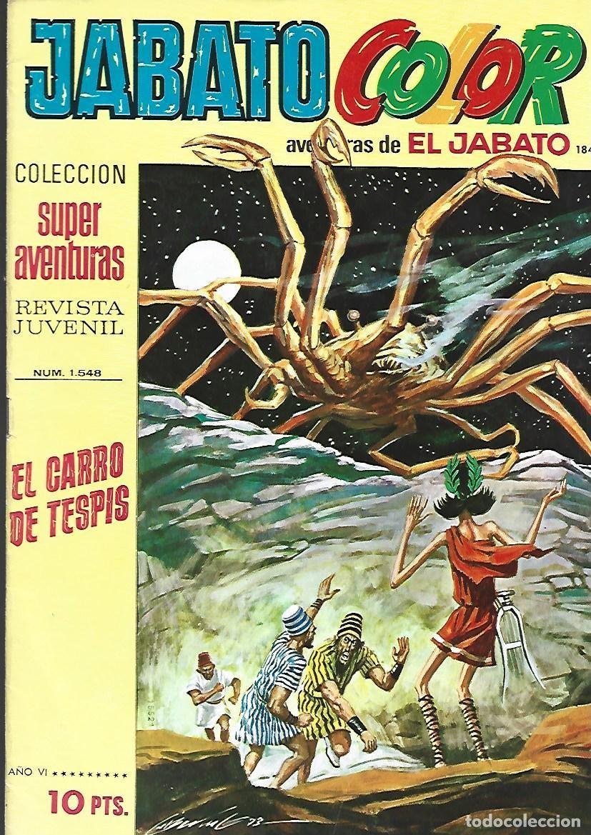 Tebeos: Jabato color, 184: el carro de Tespis, 1973, Bruguera, muy buen estado