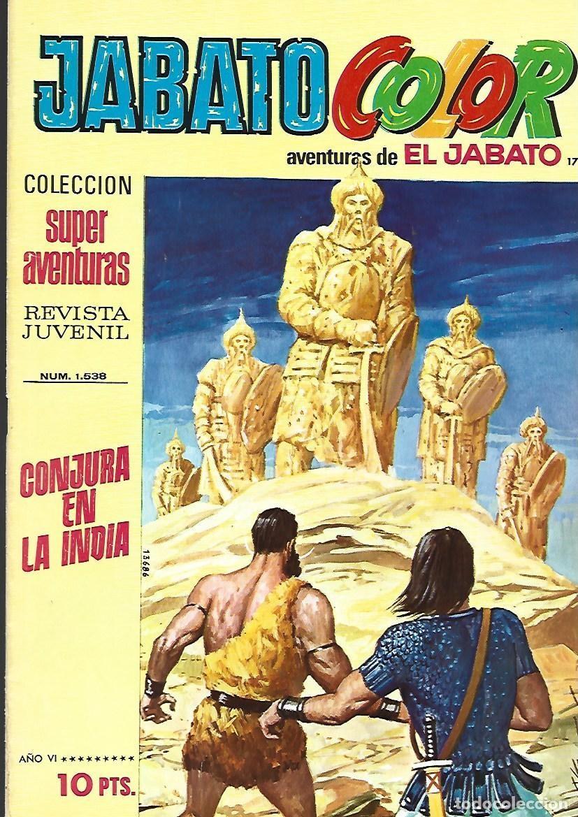 Tebeos: Jabato color, 179: conjura en la India, 1973, Bruguera, muy buen estado