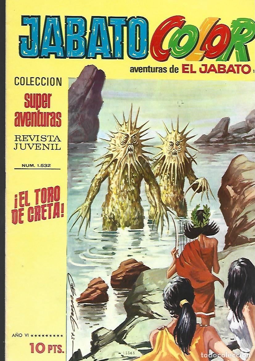 Tebeos: Jabato color, 176: el toro de Creta, 1973, Bruguera, muy buen estado