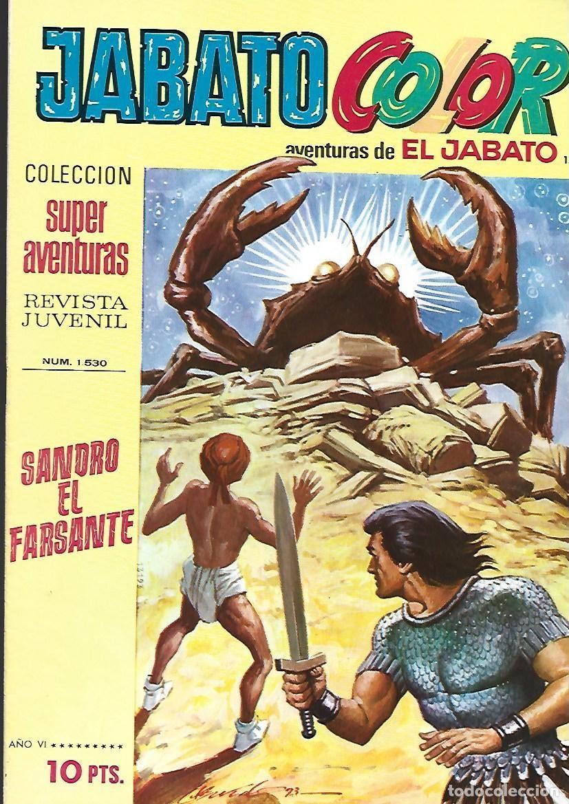 Tebeos: Jabato color, 175: Sandro el farsante, 1973, Bruguera, muy buen estado