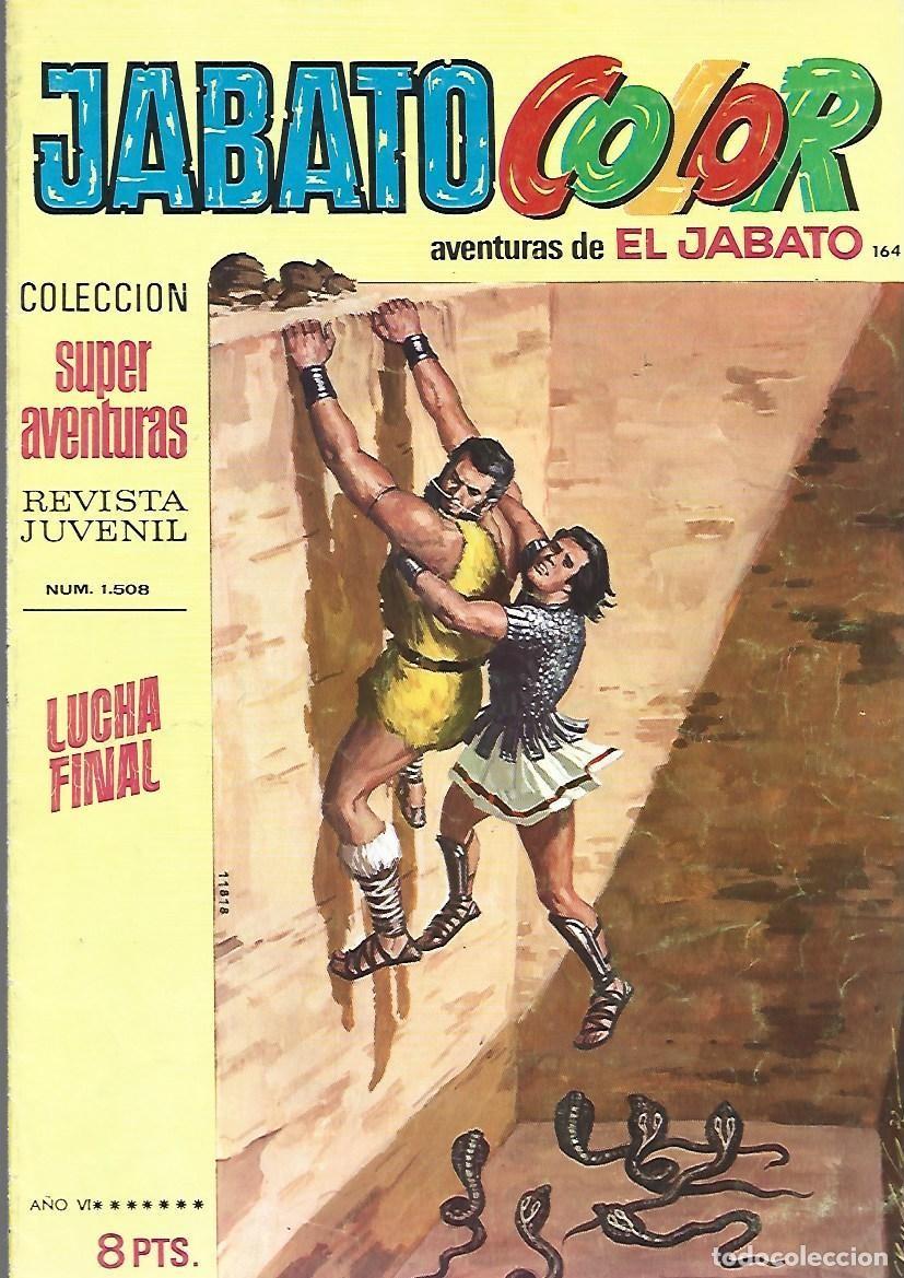 Tebeos: Jabato color, 164: lucha final, 1973, Bruguera, muy buen estado