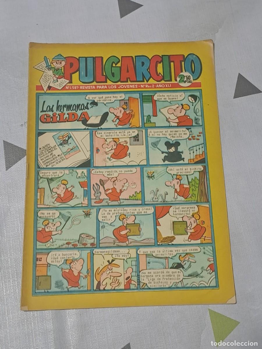 Tebeos: Pulgarcito 1587, Bruguera en muy buen estado