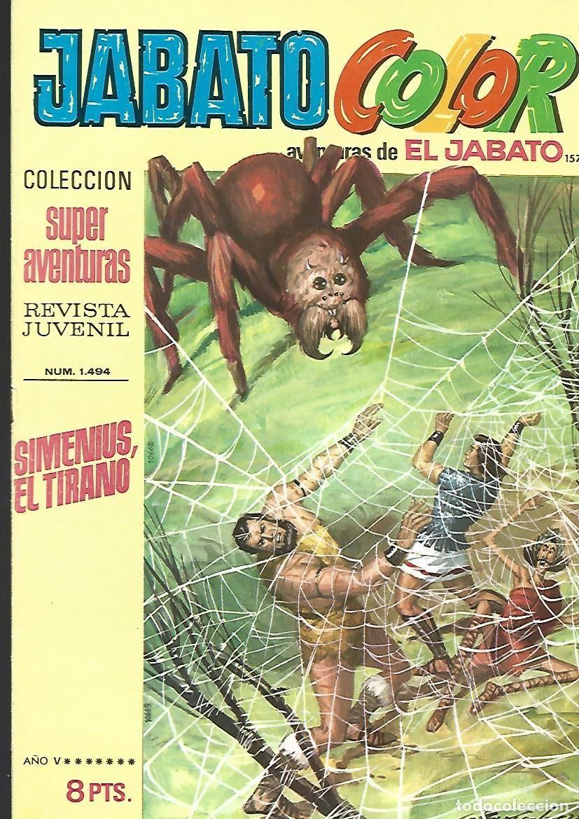 Tebeos: Jabato color, 157: Simenius, el tirano, 1973, Bruguera, muy buen estado