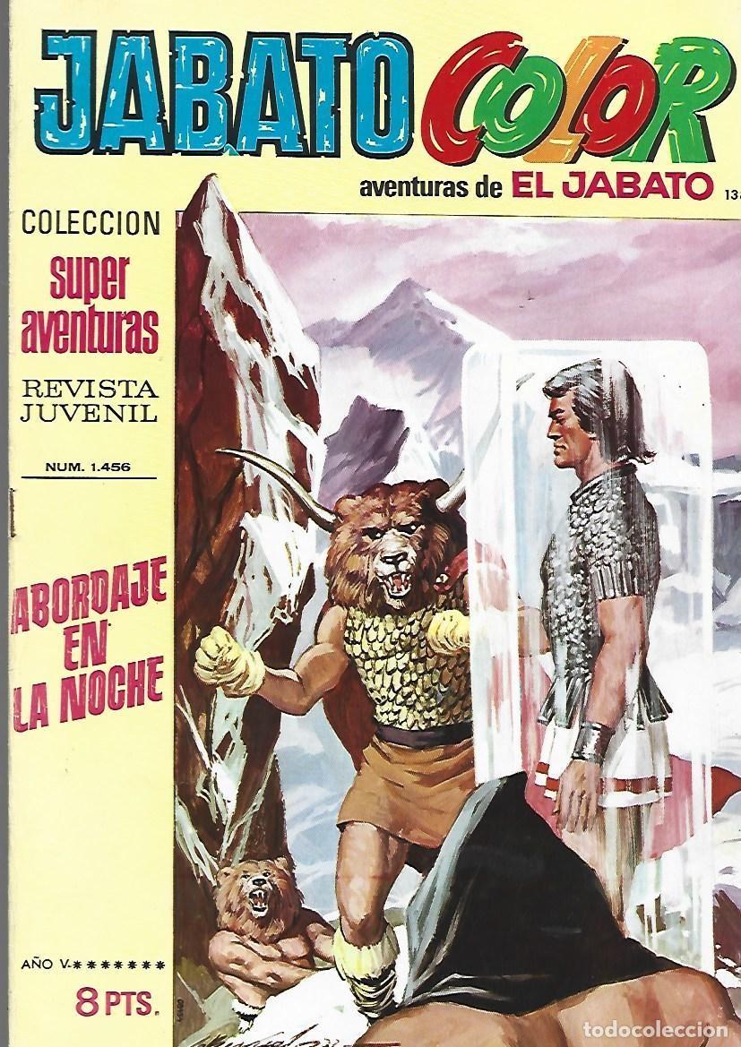 Tebeos: Jabato color, 138: abordaje en la noche, 1972, Bruguera, muy bue estado