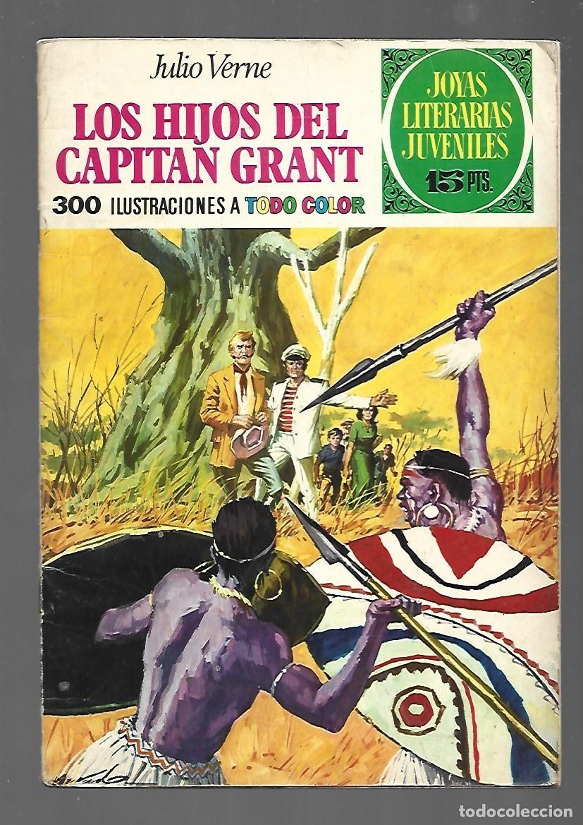 Tebeos: Joyas literarias, 9: los hijos del capitan grant, 1970, Bruguera, primera edici&oacute;n, con laberinto,