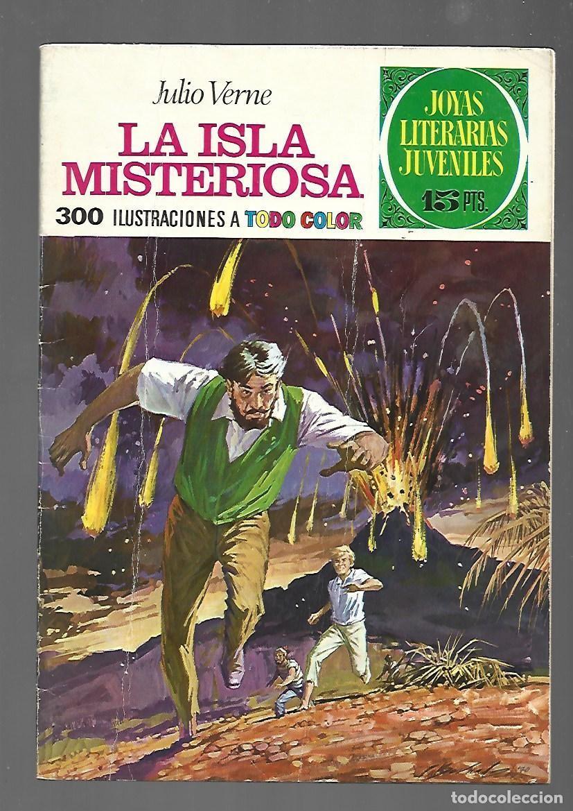 Tebeos: Joyas literarias, 13: la isla misteriosa, 1971, Bruguera, primera edici&oacute;n, con laberinto, muy buen e