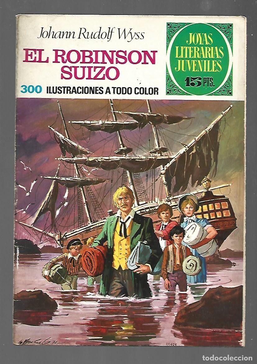 Tebeos: Joyas literarias, 23: el Robinson suizo, 1971, Bruguera, primera edici&oacute;n, con laberinto, buen estado