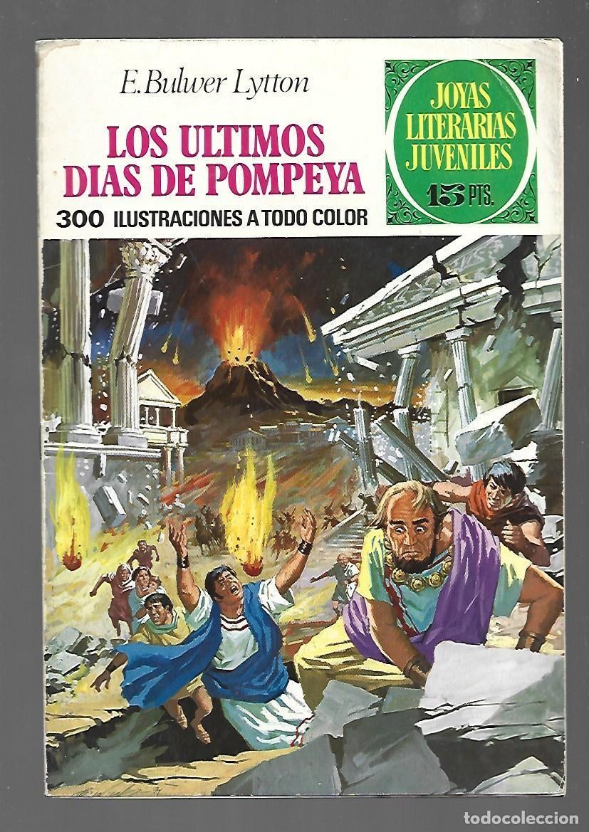 Tebeos: Joyas literarias, 25: los &uacute;ltimos d&iacute;as de Pompeya, 1971, Bruguera, primera edici&oacute;n, con laberinto