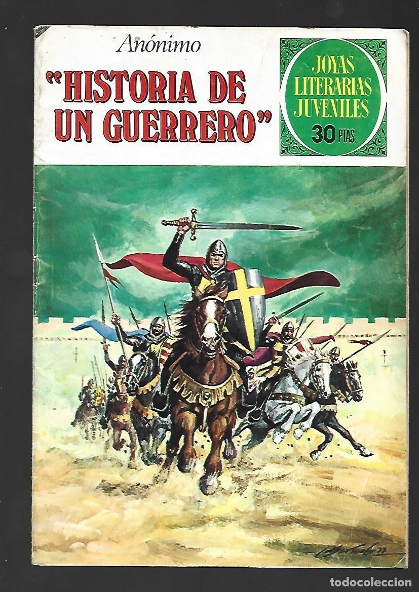 Tebeos: Joyas literarias, 177: historia de un guerrero, 1977, Bruguera, primera edici&oacute;n, buen estado