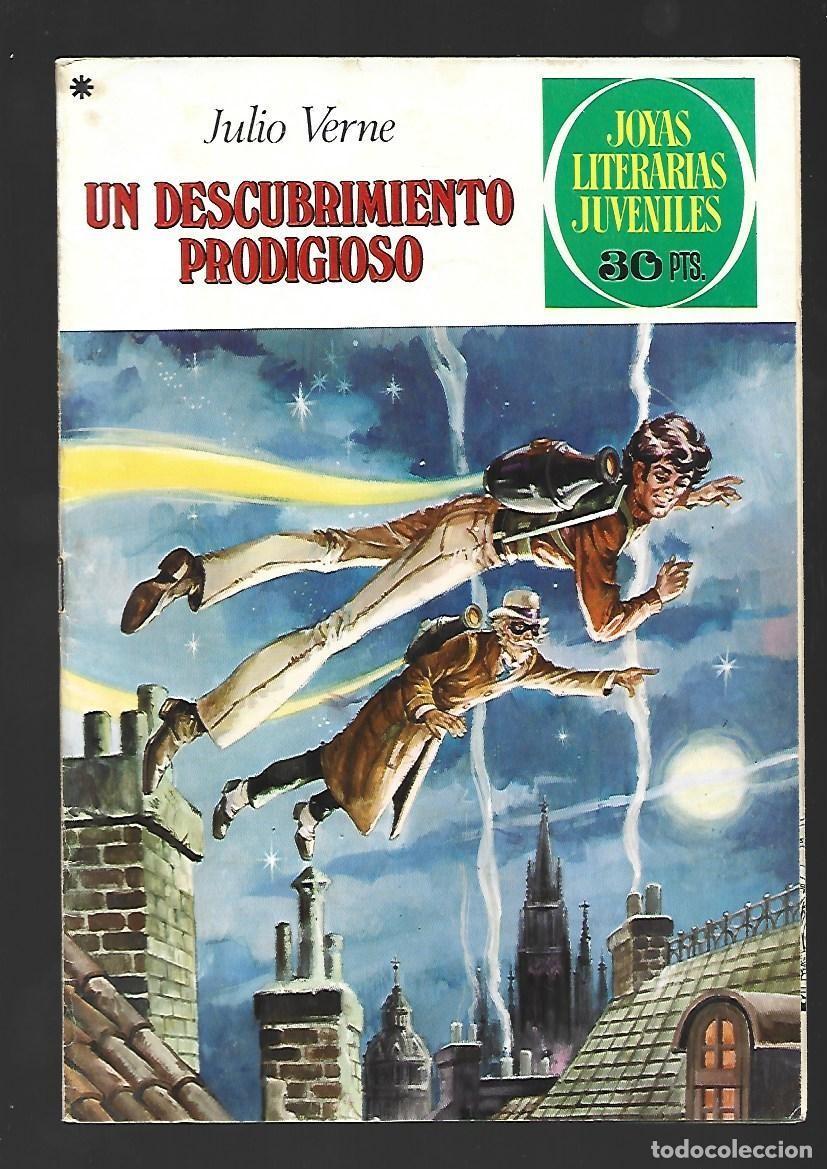 Tebeos: Joyas literarias, 194: un descubrimiento prodigioso, 1978, Bruguera, primera edici&oacute;n, buen estado