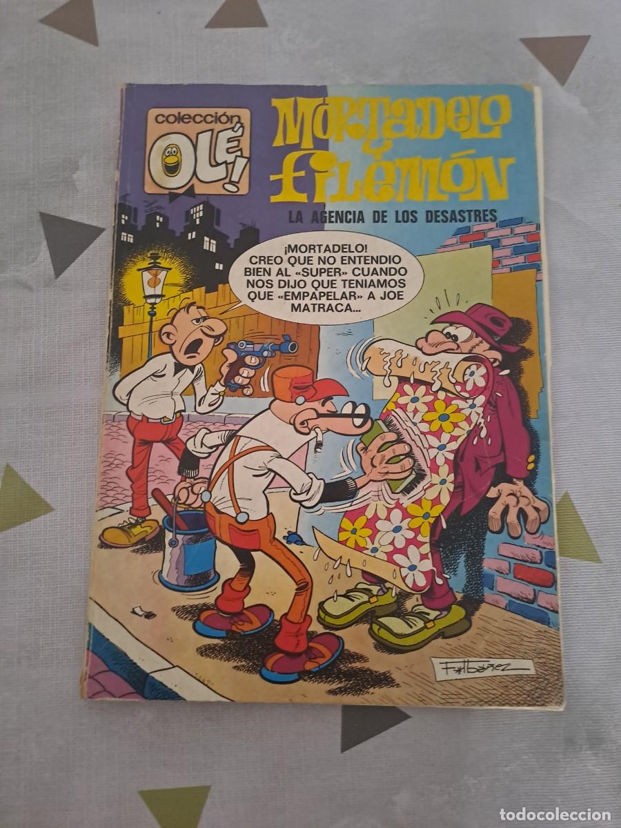 Tebeos: Ole 89, la agencia de los desastres, Bruguera primera edicion con el numero en el lomo