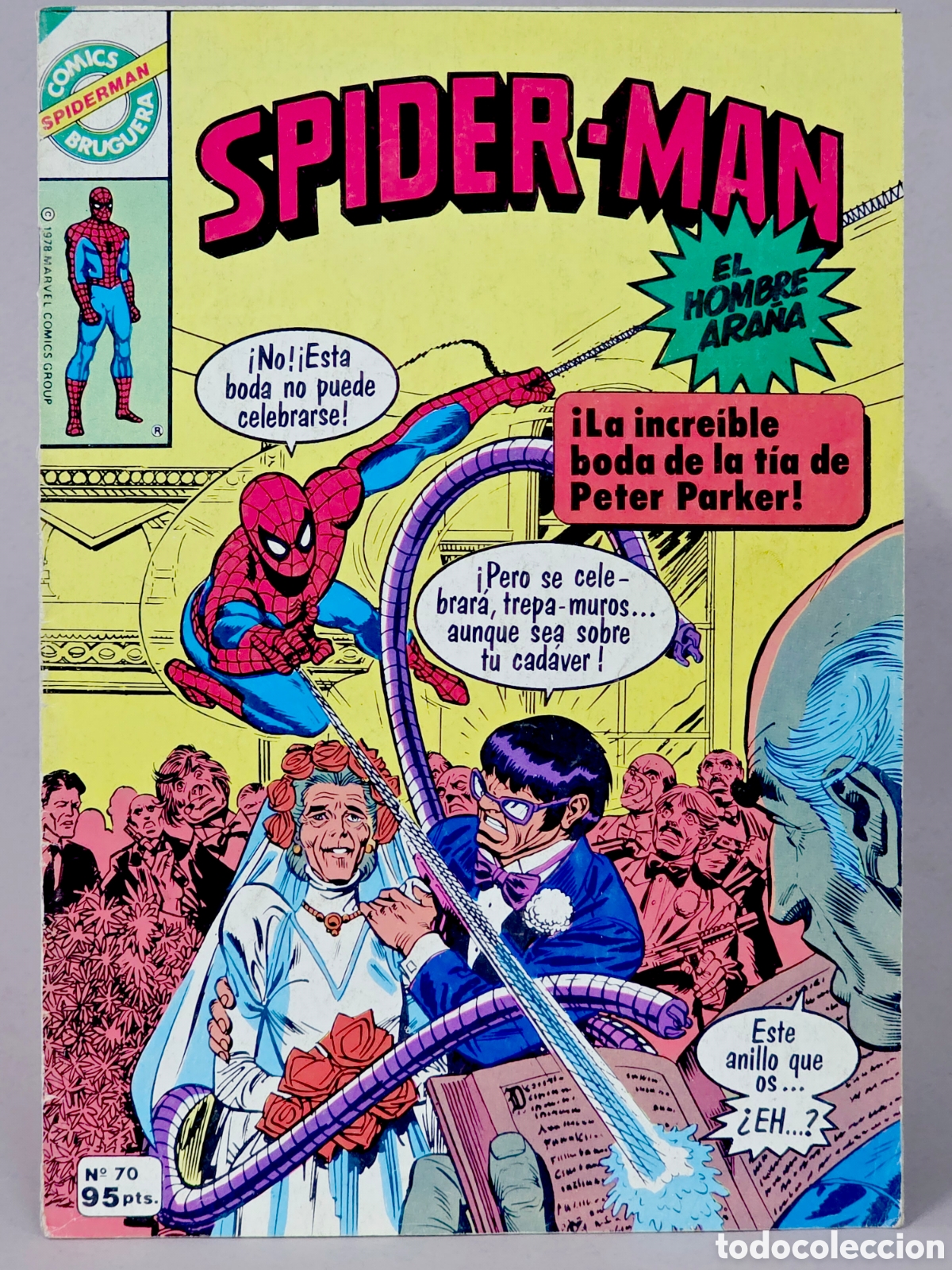 Tebeos: C&Oacute;MIC SPIDER-MAN 70 (SPIDERMAN) EDITORIAL BRUGUERA MARVEL NORMAL/BUEN ESTADO