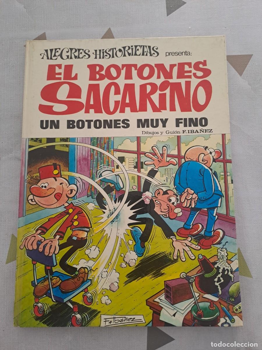 Tebeos: Alegres historietas 15, el botones sacarino un botones muy fino, Bruguera primera edicion
