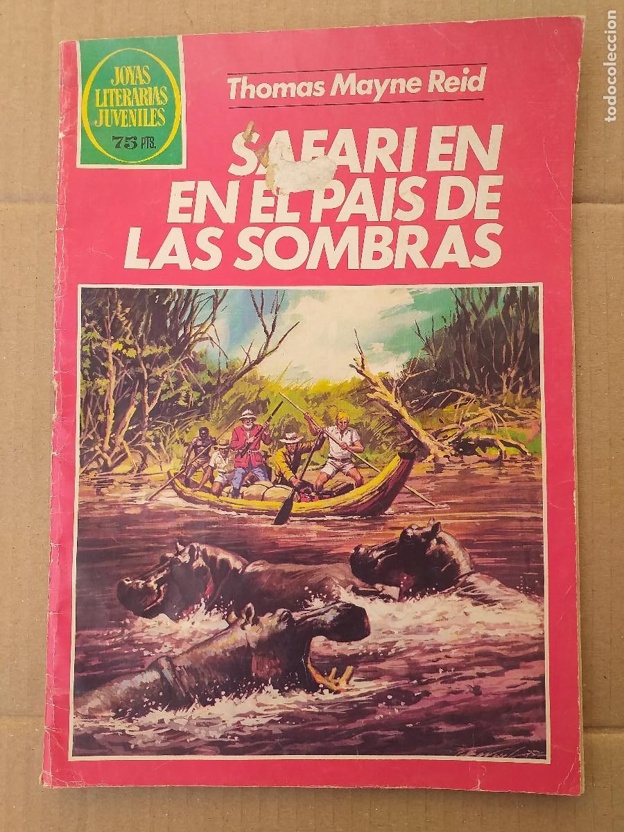Tebeos: JOYAS LITERARIAS JUVENILES - N&ordm; 145 - SAFARI EN EL PA&Iacute;S DE LAS SOMBRAS - 3&ordf; edici&oacute;n 1982 Bruguera