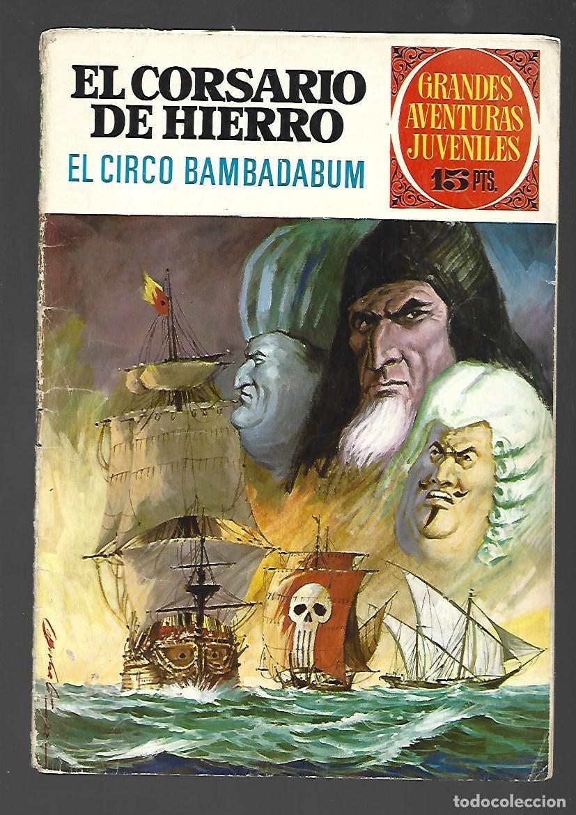 Tebeos: El corsario de hierro, 25: el circo Bambadabum, 1972, Bruguera, primera edici&oacute;n
