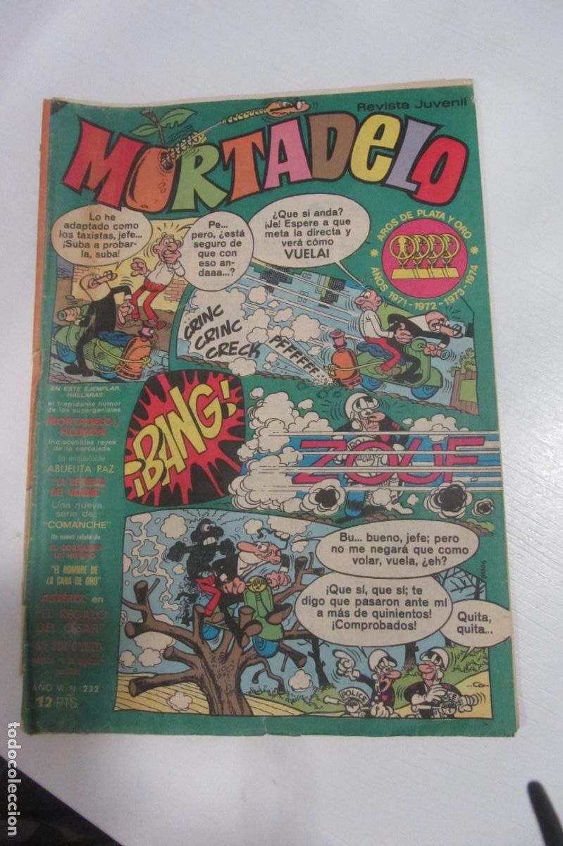 Tebeos: MORTADELO REVISTA JUVENIL N&ordm; 232 / BRUGUERA ARX279