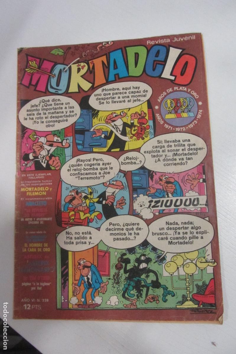 Tebeos: MORTADELO REVISTA JUVENIL N&ordm; 238 / BRUGUERA ARX279