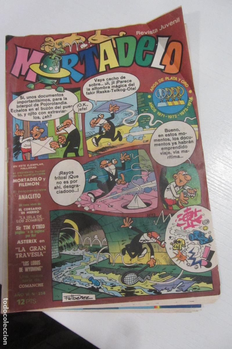 Tebeos: MORTADELO REVISTA JUVENIL N&ordm; 258 / BRUGUERA ARX279