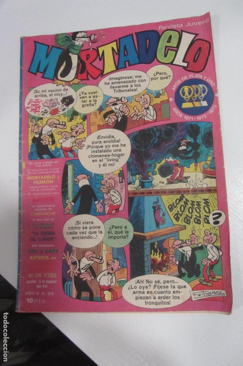Tebeos: MORTADELO REVISTA JUVENIL N&ordm; 212 / BRUGUERA ARX279