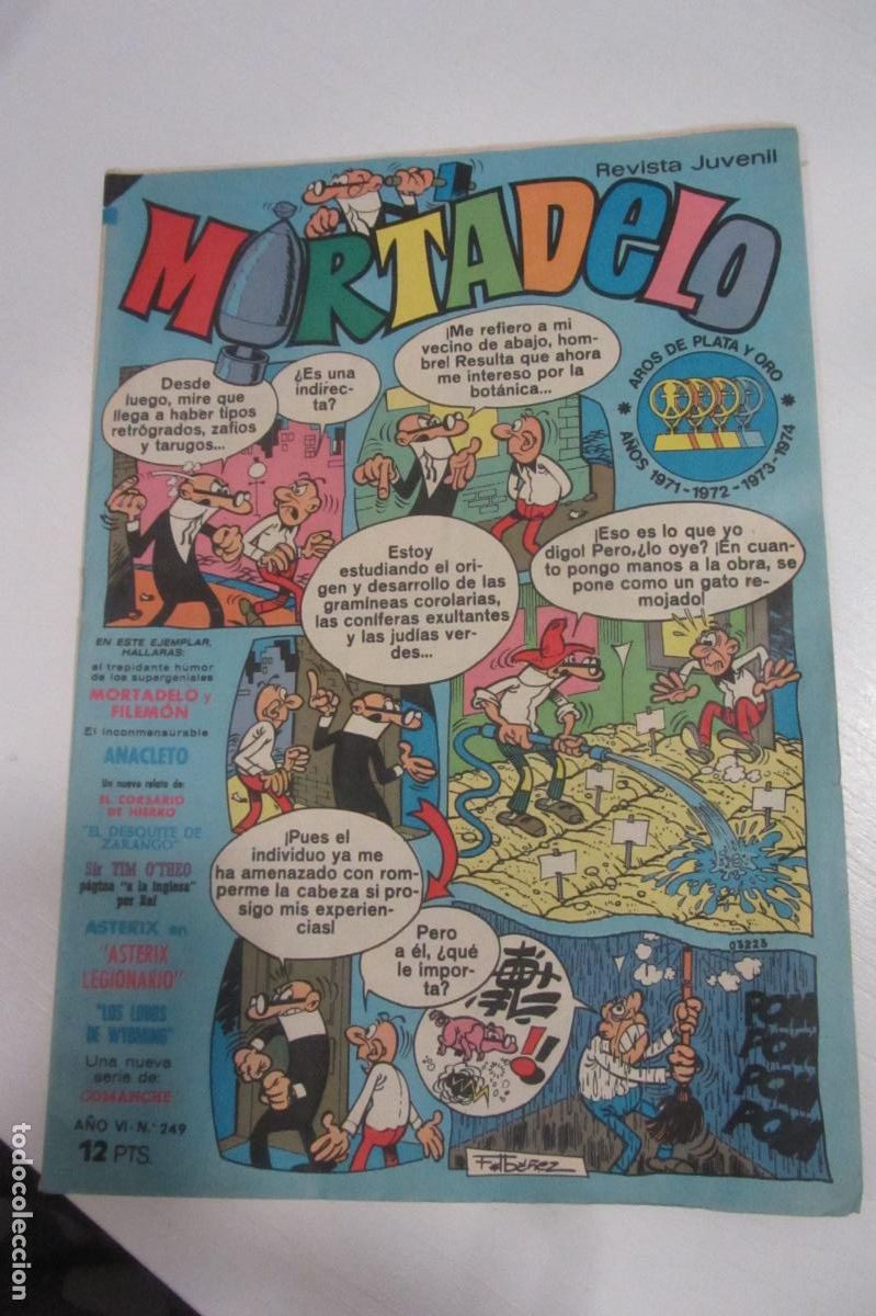 Tebeos: MORTADELO REVISTA JUVENIL N&ordm; 249 / BRUGUERA ARX279