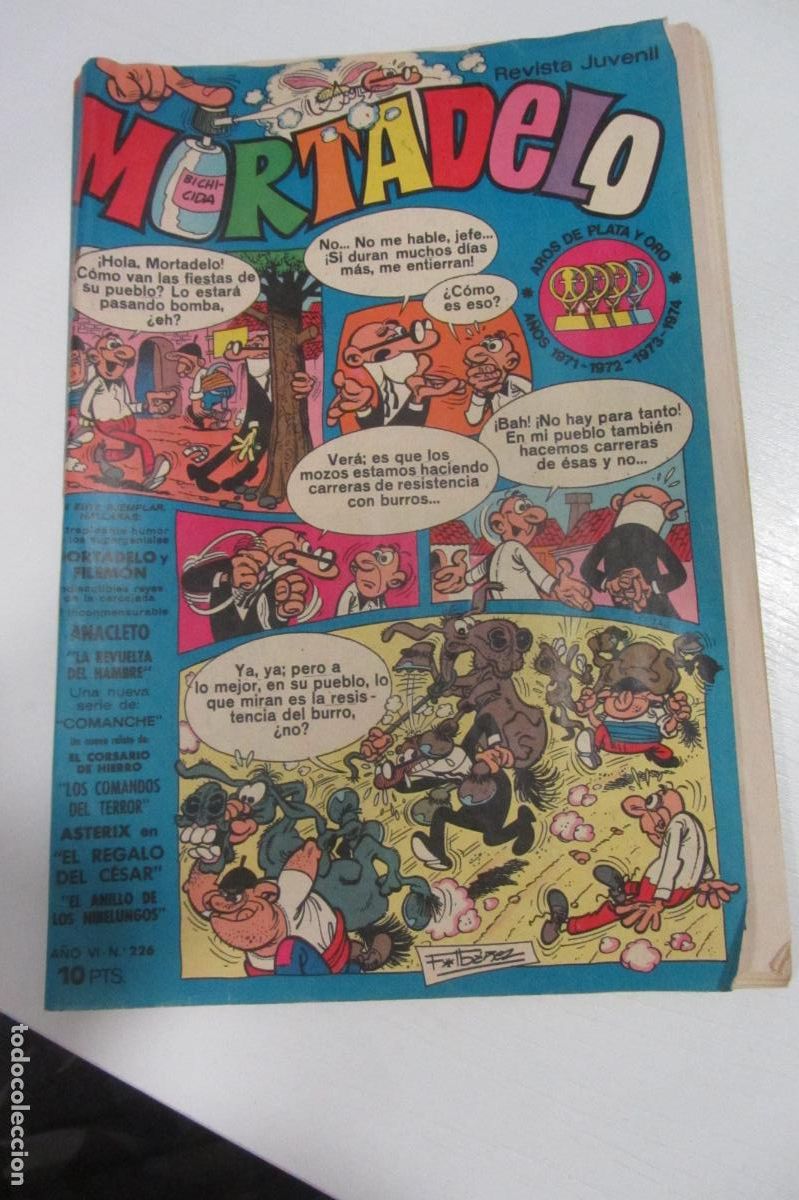 Tebeos: MORTADELO REVISTA JUVENIL N&ordm; 226 BRUGUERA ARX280
