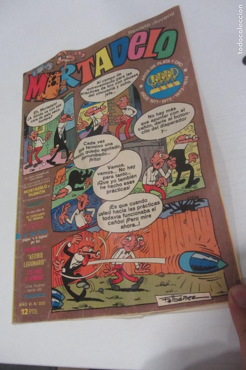 Tebeos: MORTADELO REVISTA JUVENIL N&ordm; 252 BRUGUERA ARX280