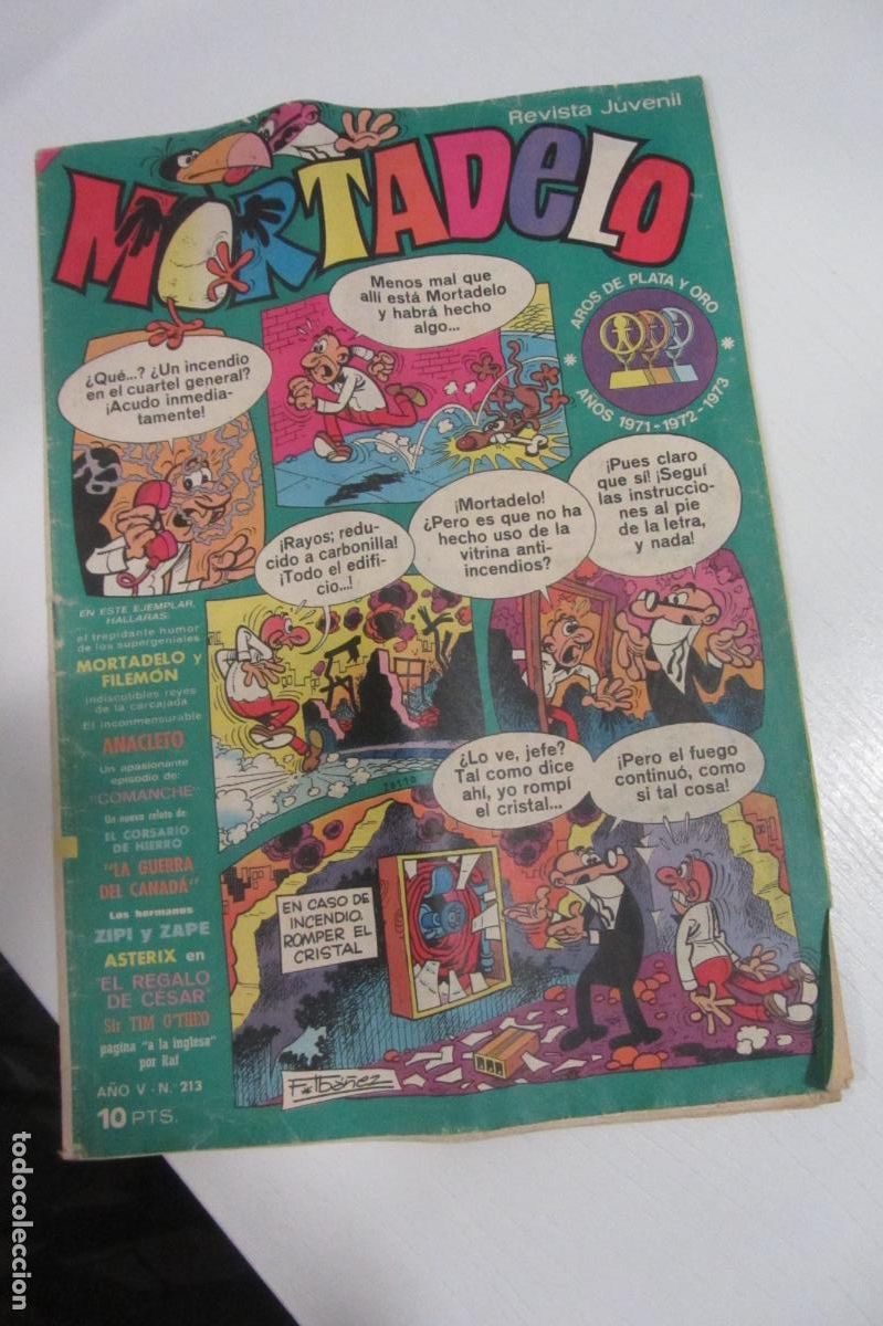 Tebeos: MORTADELO REVISTA JUVENIL N&ordm; 213 BRUGUERA ARX280