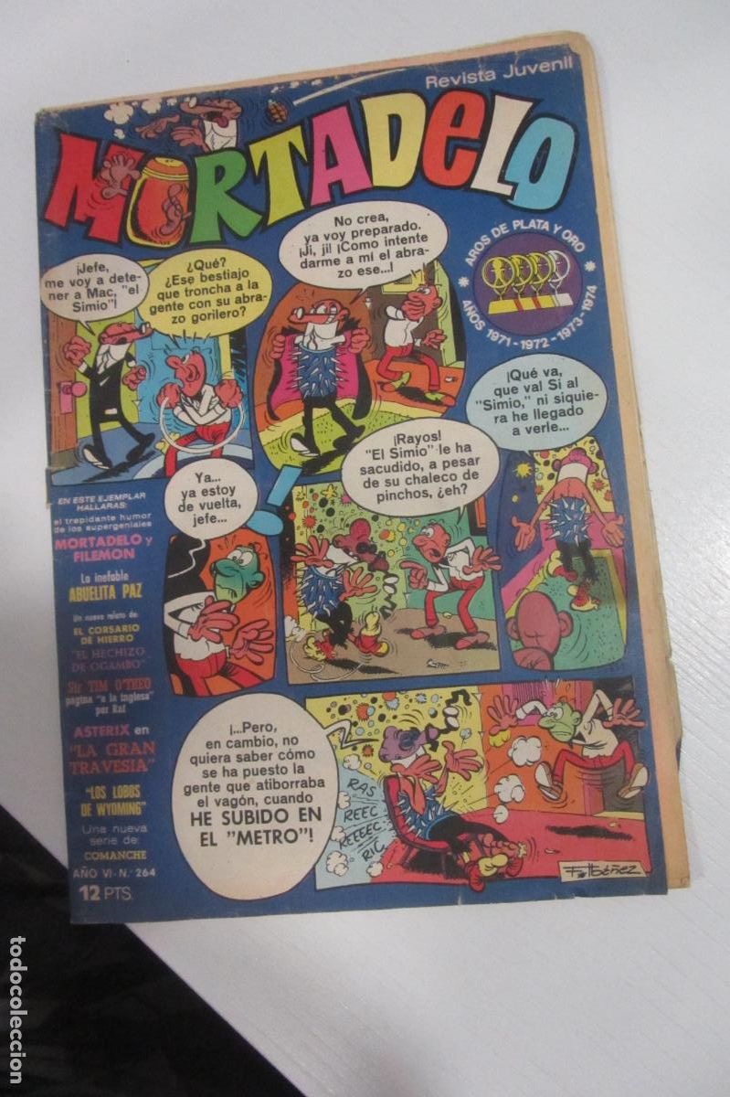 Tebeos: MORTADELO REVISTA JUVENIL N&ordm; 264 BRUGUERA ARX280