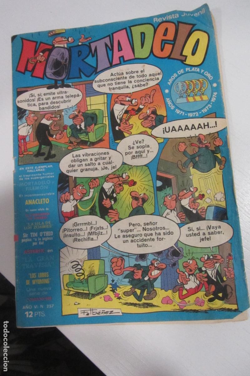 Tebeos: MORTADELO, REVISTA JUVENIL n&ordm; 257 BRUGUERA ARX280