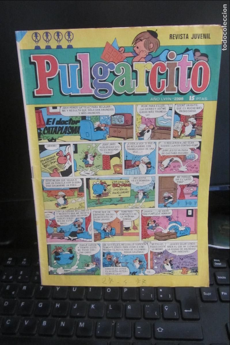 Tebeos: PULGARCITO N&ordm; 2398 - CON EL SHERIFF KING -EDITORIAL BRUGUERA 1977 arx282