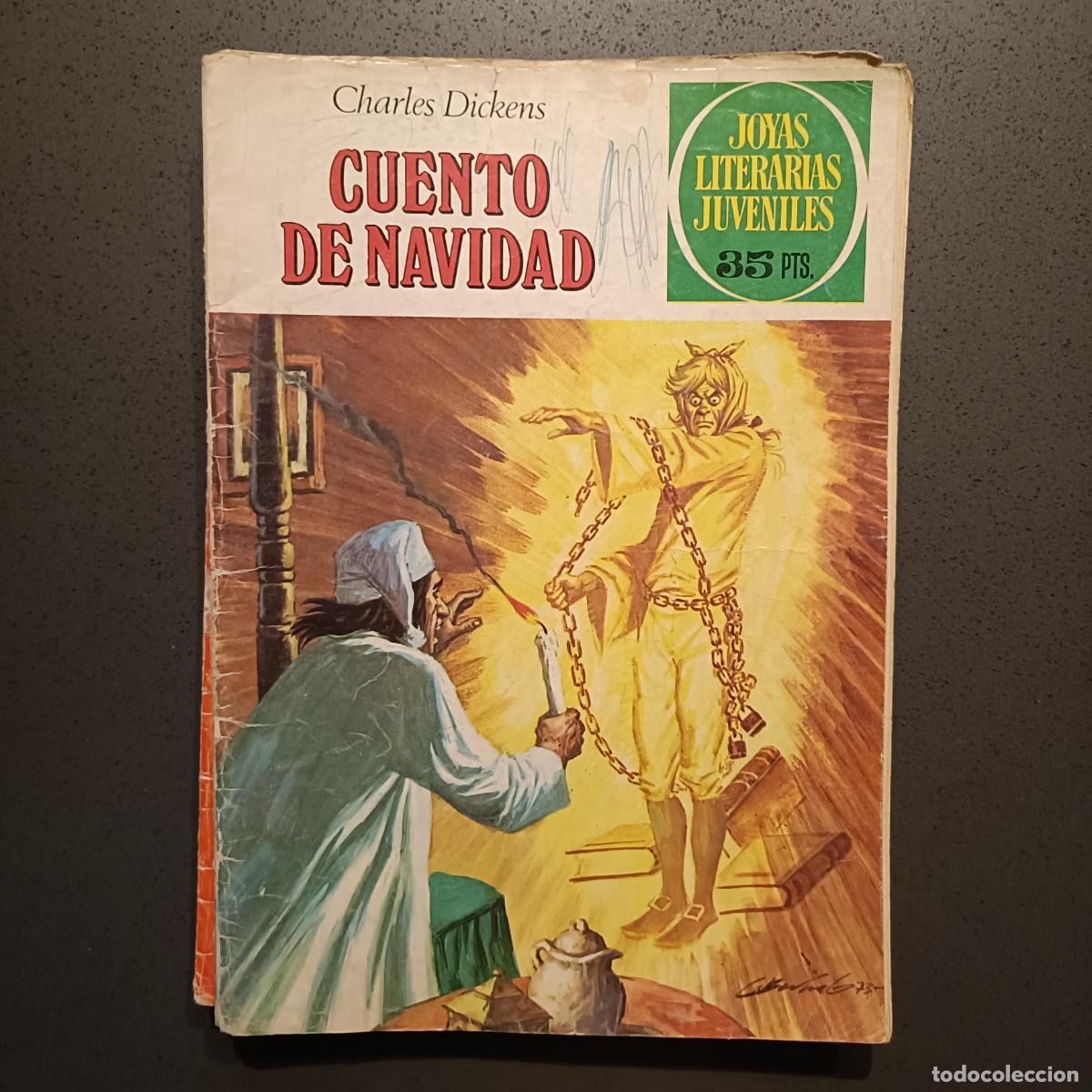 Tebeos: Joyas Literarias - Cuento de Navidad (Charles Dickens), n&ordm; 90 - Bruguera 1979