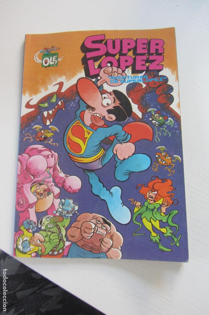 Tebeos: COLECCI&Oacute;N OL&Eacute;! - SUPER LOPEZ - AVENTURAS DE SUPER LOPEZ ED. B 1992 BUEN ESTADO ARX291