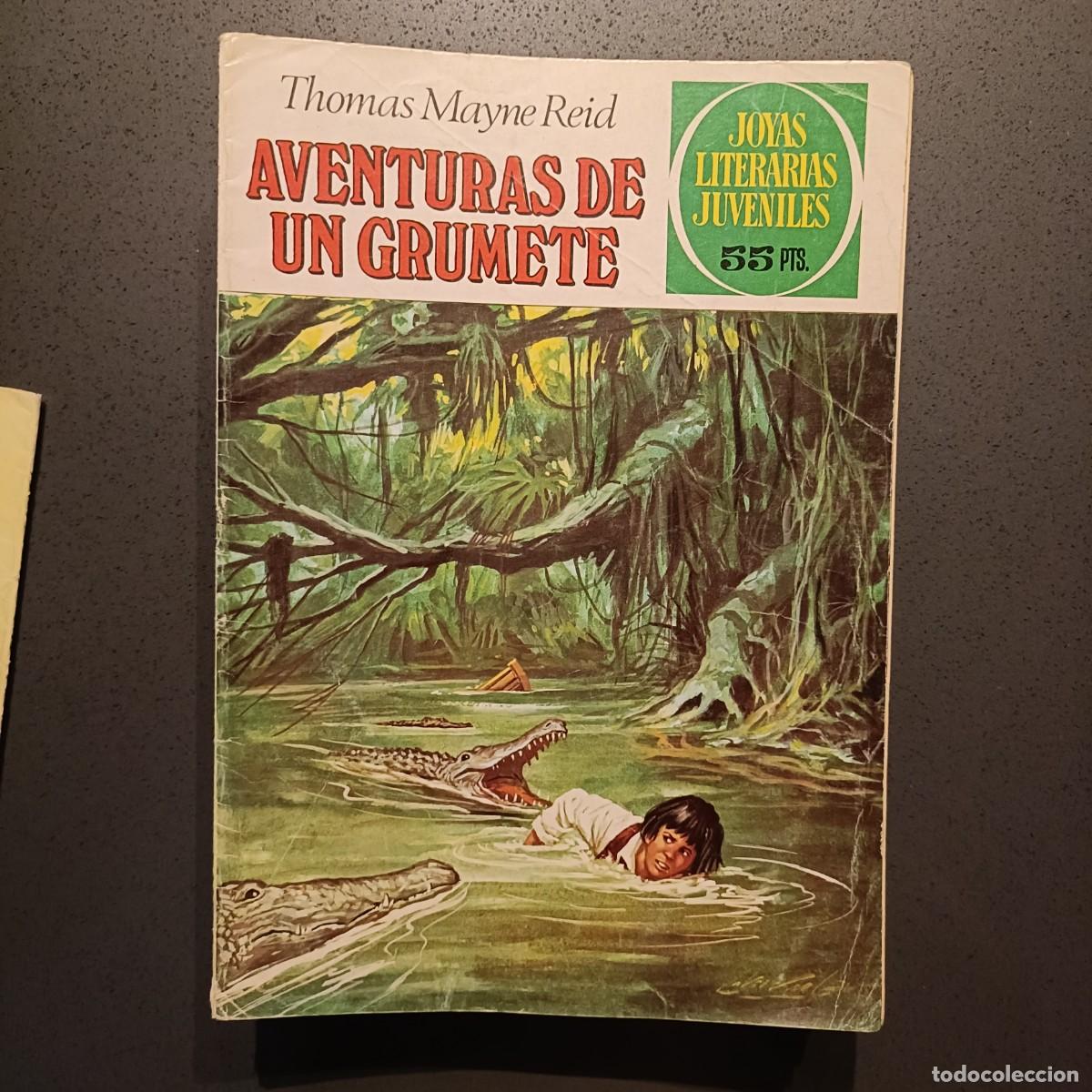 Tebeos: Joyas Literarias Juveniles - Aventuras de un grumete (Thomas Mayne Reid), n&ordm; 157 - Bruguera 1981