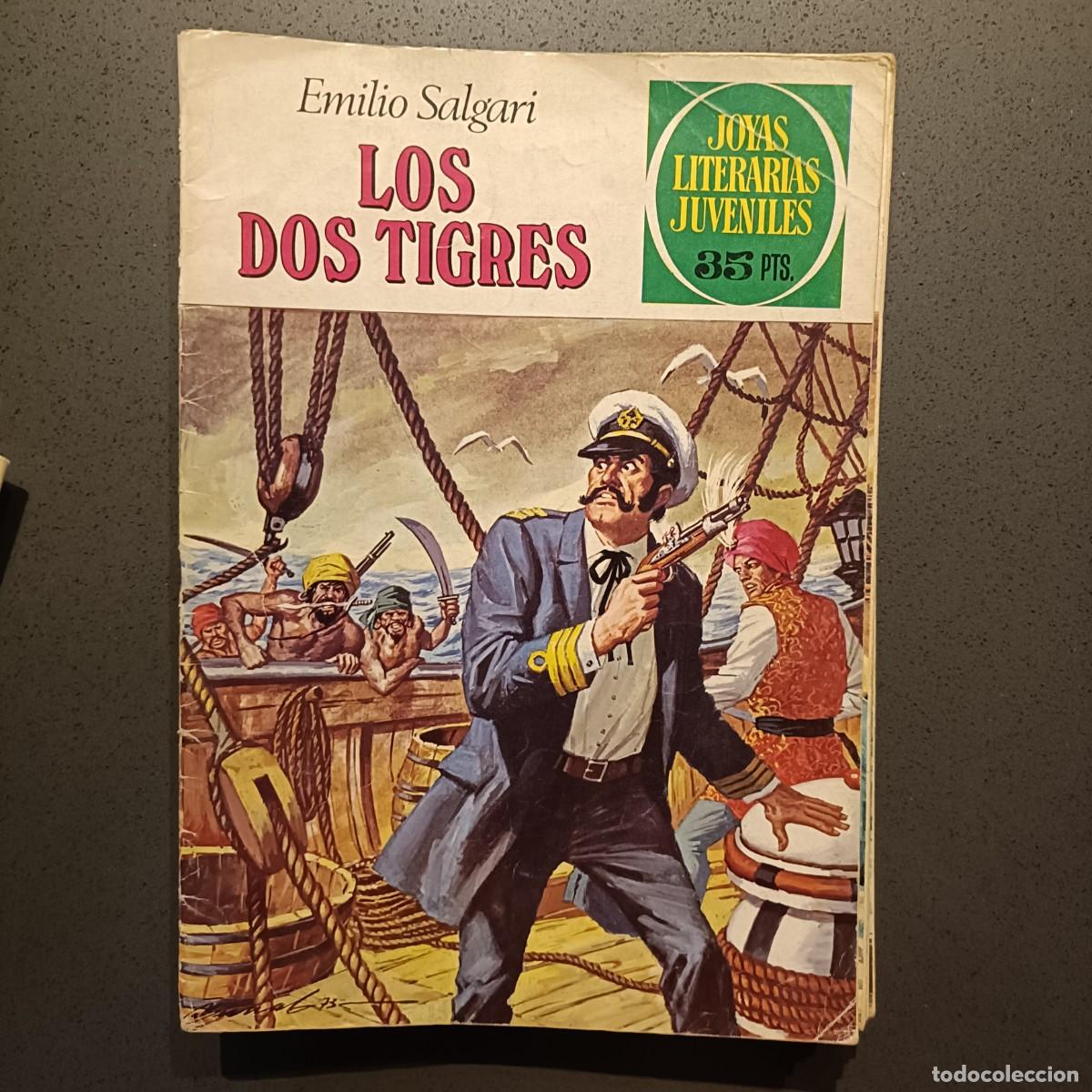 Tebeos: Joyas Literarias Juveniles - Los Dos Tigres (Emilio Salgari), n&ordm; 81 - Bruguera 1979
