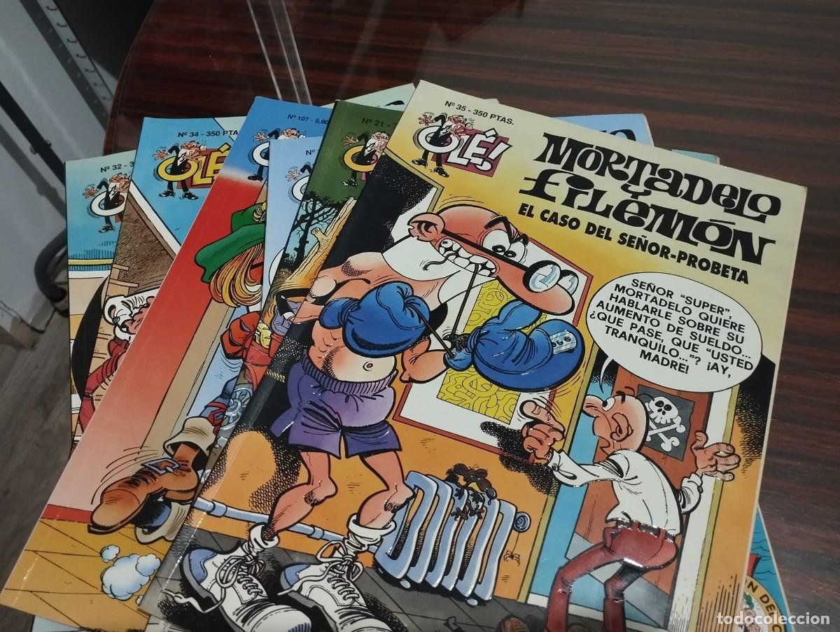 Tebeos: lote de 6 mortadelo y filemon