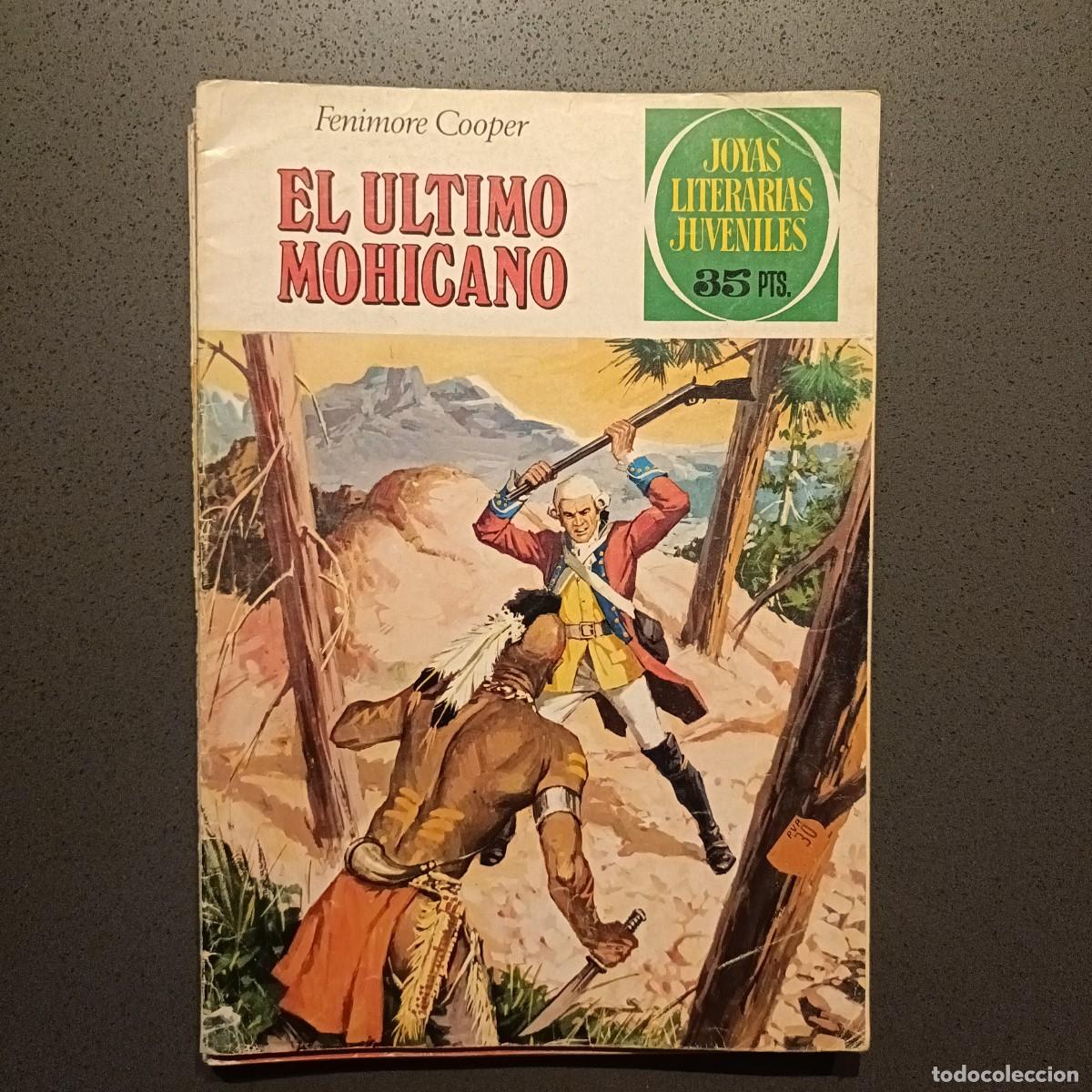 Tebeos: Joyas Literarias Juveniles - El &Uacute;ltimo Mohicano (Fenimore Cooper), n&ordm; 12 - Bruguera 1979