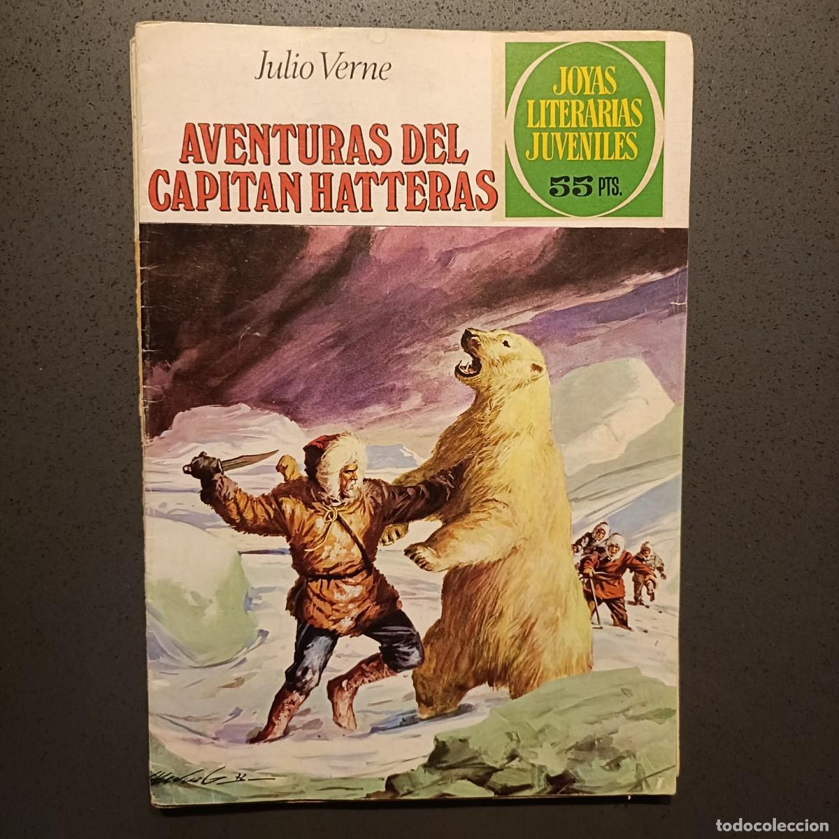 Tebeos: Joyas Literarias Juveniles - Aventuras del Capit&aacute;n Hatteras (Julio Vernes), n&ordm; 71 - Bruguera 1981
