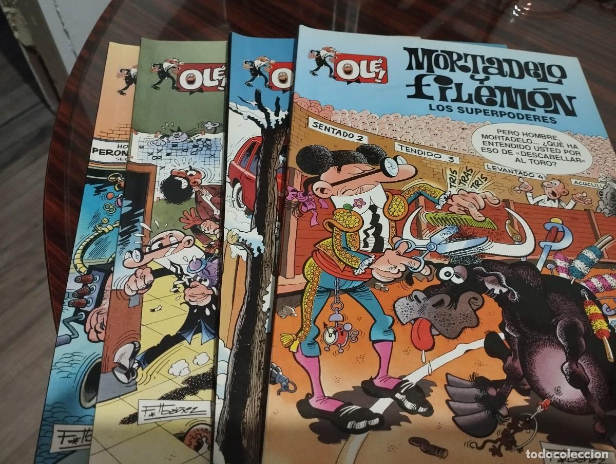 Tebeos: lote de 4 mortadelo y filemon