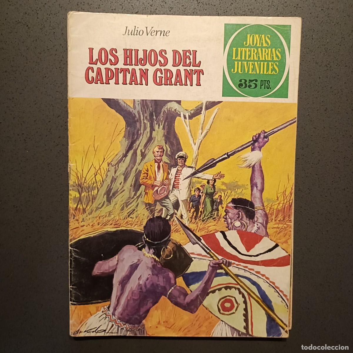 Tebeos: Joyas Literarias Juveniles - Los Hijos del Capit&aacute;n Grant (Julio Verne), n&ordm; 9 - Bruguera 1979
