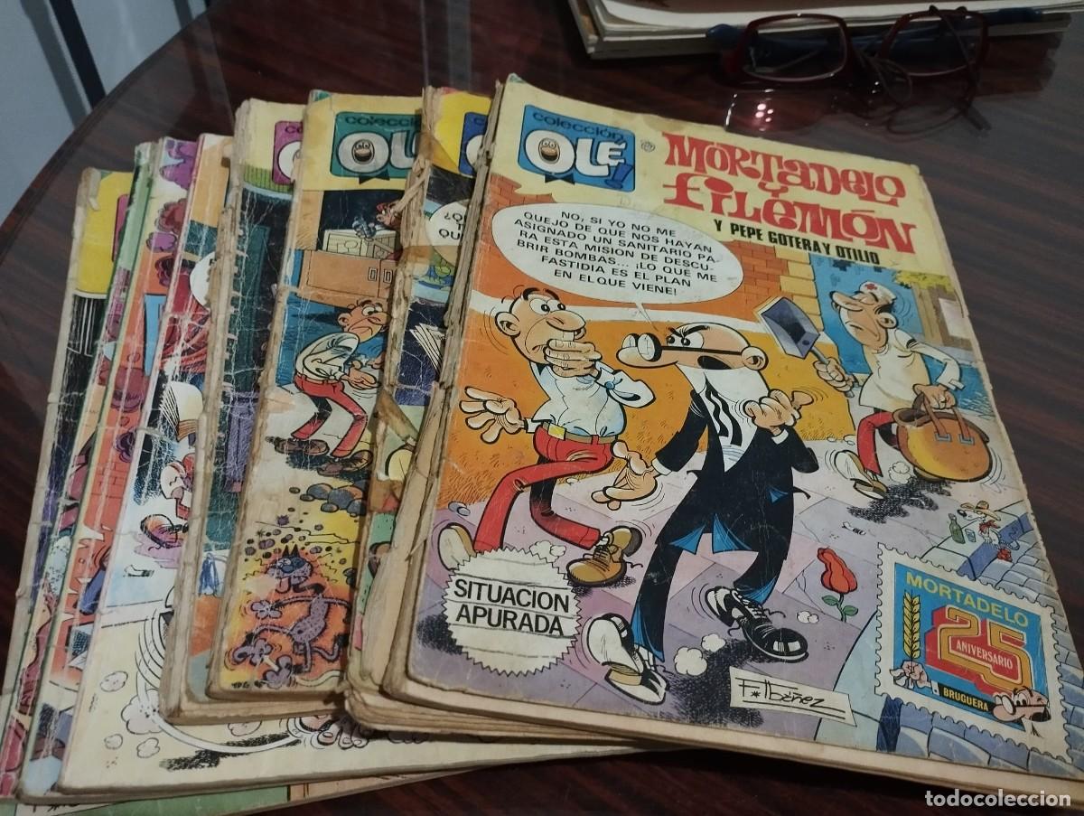 Tebeos: lote de 8 mortadelo y filemon y 1 zipi zape