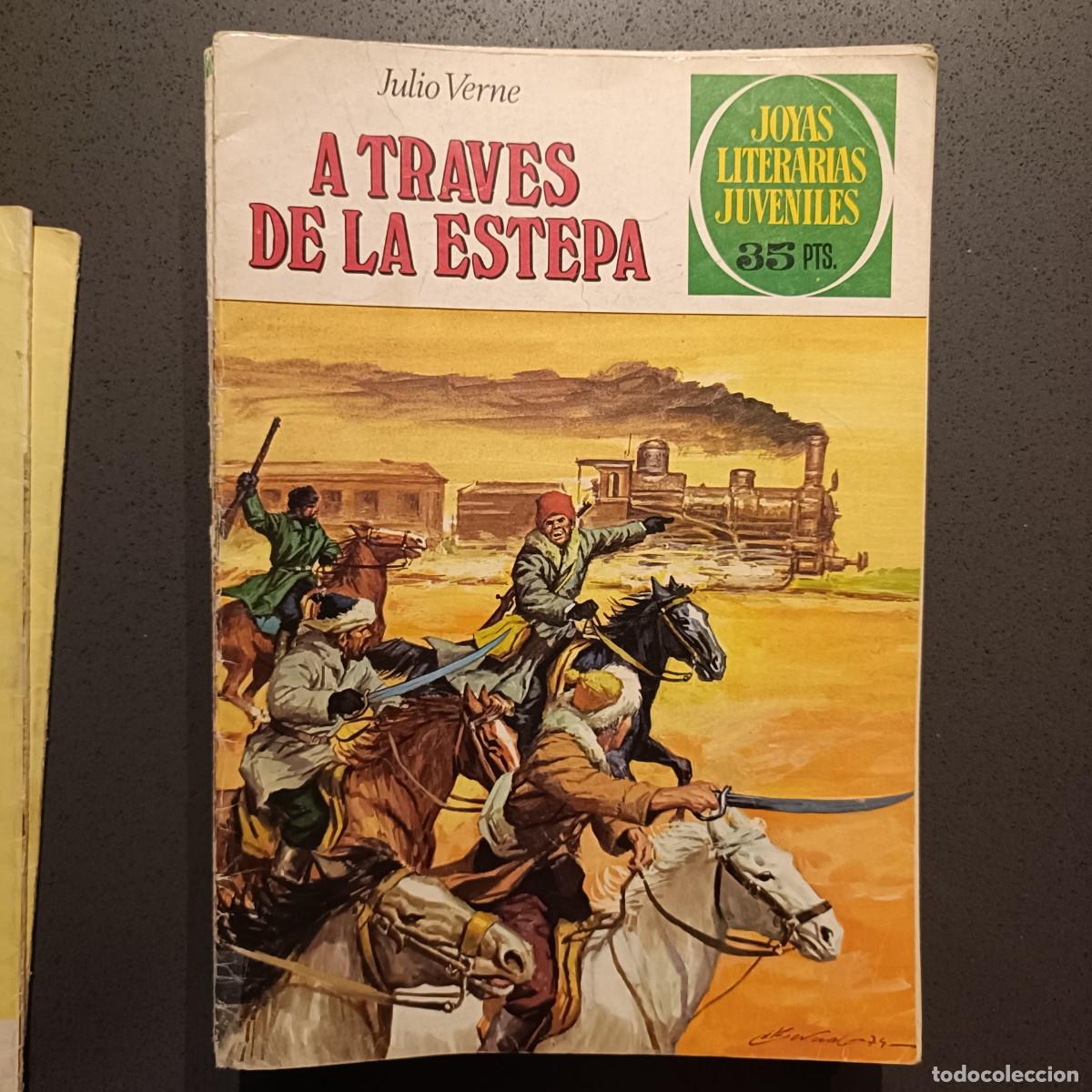 Tebeos: Joyas Literarias Juveniles - A Trav&eacute;s de la Estepa (Julio Verne), n&ordm; 116 - Bruguera 1979