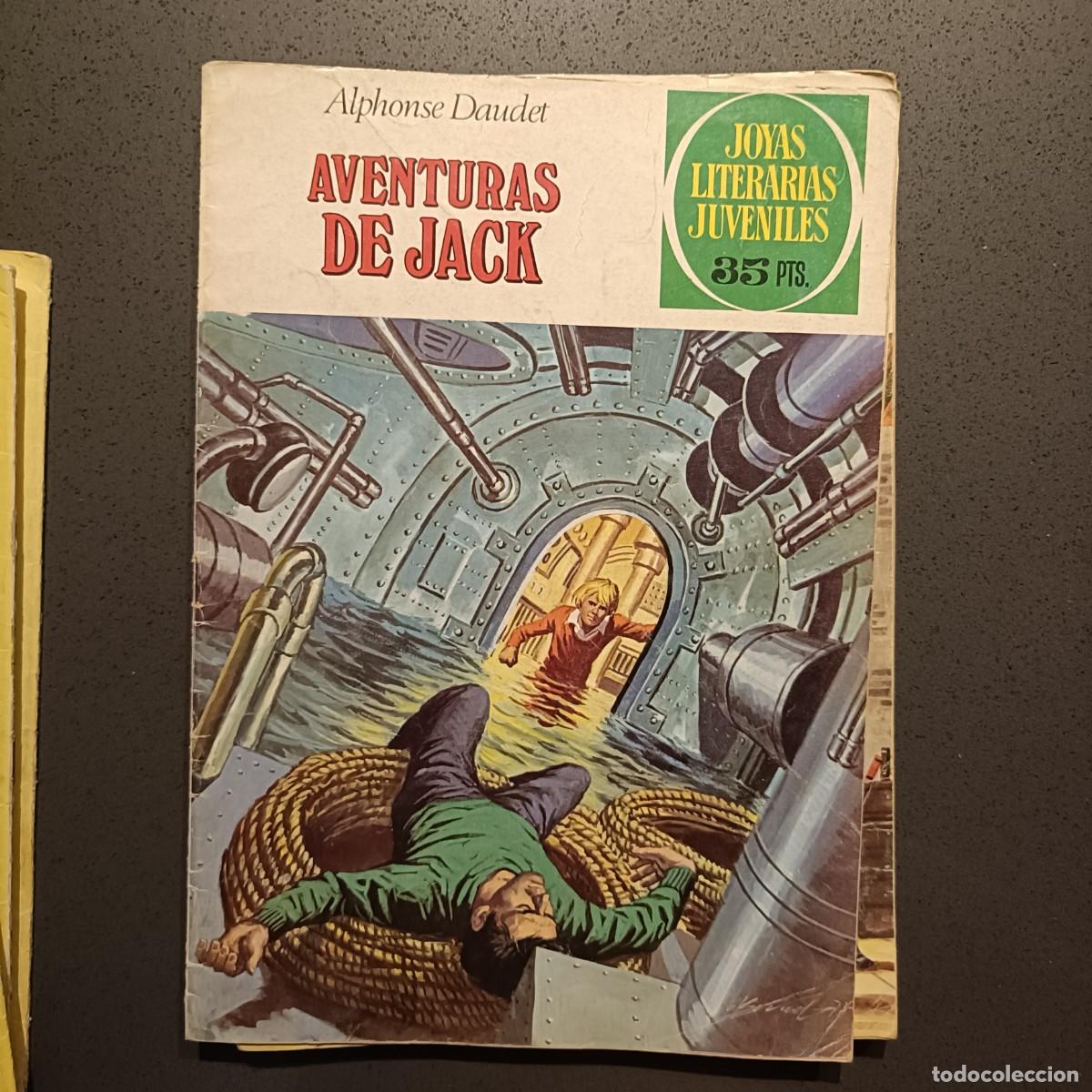 Tebeos: Joyas Literarias Juveniles - Aventuras de Jack (Alphonse Daudet), n&ordm; 89 - Bruguera 1979