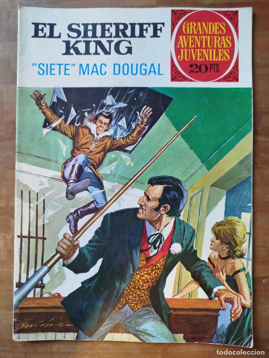 Tebeos: El Sheriff King N&ordm; 22 Grandes Aventuras Juveniles (Editorial Bruguera, 1975)