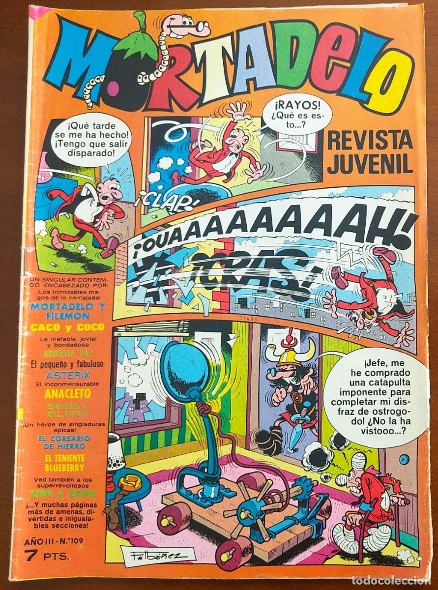 Tebeos: MORTADELO REVISTA JUVENIL N&ordm; 109 - EDITORIAL BRUGUERA A&Ntilde;O 1972