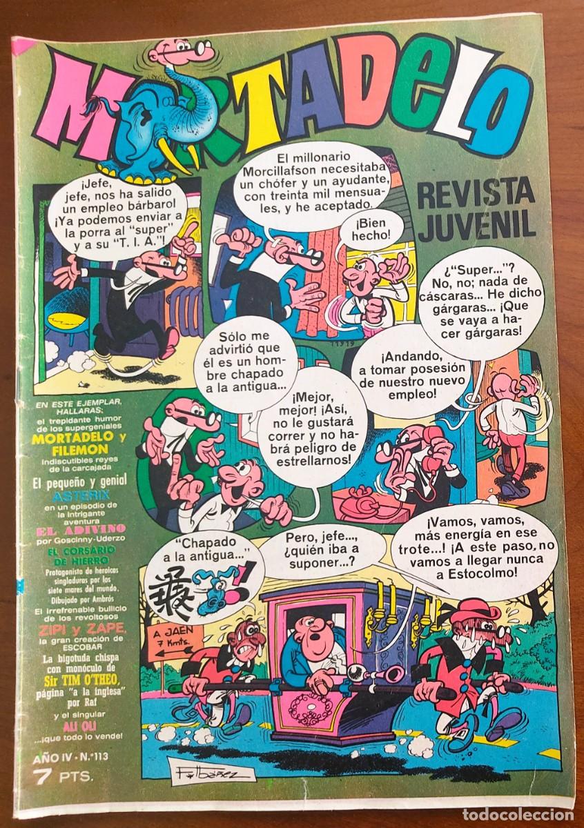 Tebeos: MORTADELO REVISTA JUVENIL N&ordm; 113 - EDITORIAL BRUGUERA A&Ntilde;O 1973