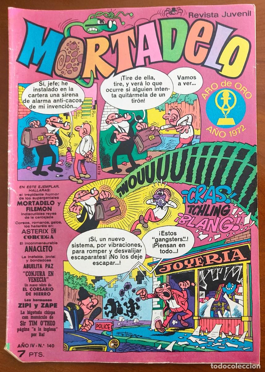 Tebeos: MORTADELO REVISTA JUVENIL N&ordm; 140 - EDITORIAL BRUGUERA A&Ntilde;O 1973