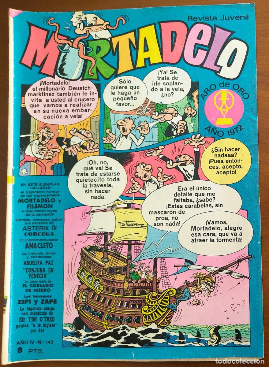 Tebeos: MORTADELO REVISTA JUVENIL N&ordm; 143 - EDITORIAL BRUGUERA A&Ntilde;O 1973
