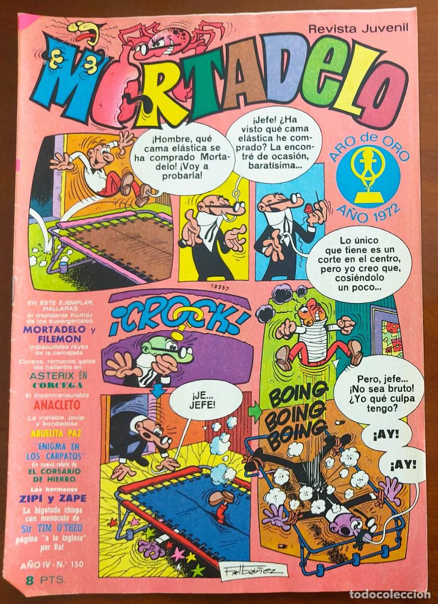 Tebeos: MORTADELO REVISTA JUVENIL N&ordm; 150 - EDITORIAL BRUGUERA A&Ntilde;O 1973